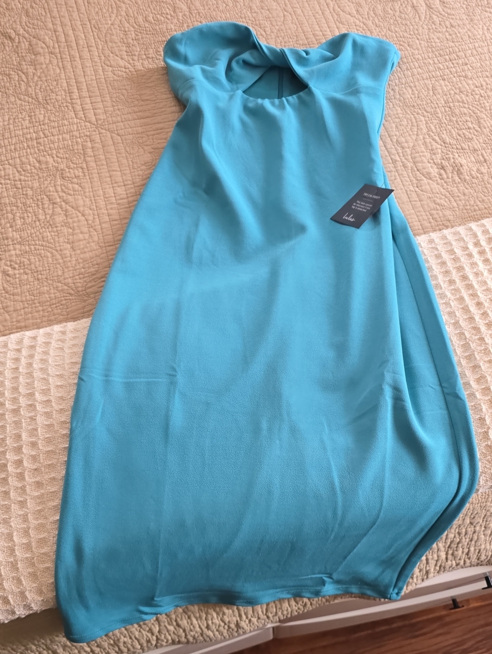 Sleeveless Turquoise Lulus Keyhole Peep Dress